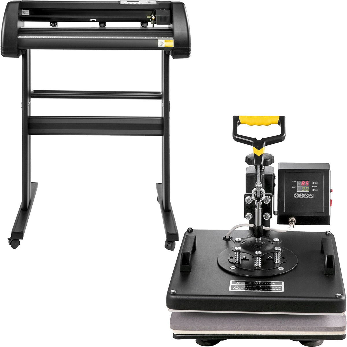 Kit Máquina de Transferência Térmica 380x380mm + Cortadora Vinil 28"