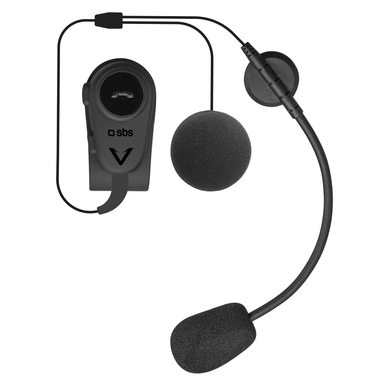 SBS Kit Mãos Livres p/ Capacete Mota Multiponto