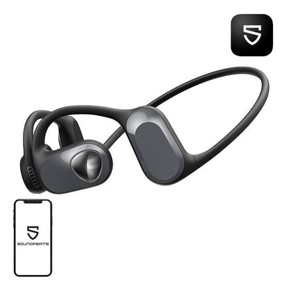 Auriculares TWS SOUNDPEATS RunFree p/ Corrida e Ciclismo c/ 16.2mm drivers Pretos