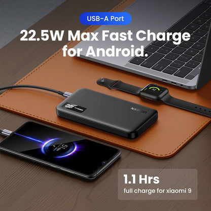 Powerbank UGREEN PB311 PD 20W 10000mAh Fast Charging Preta