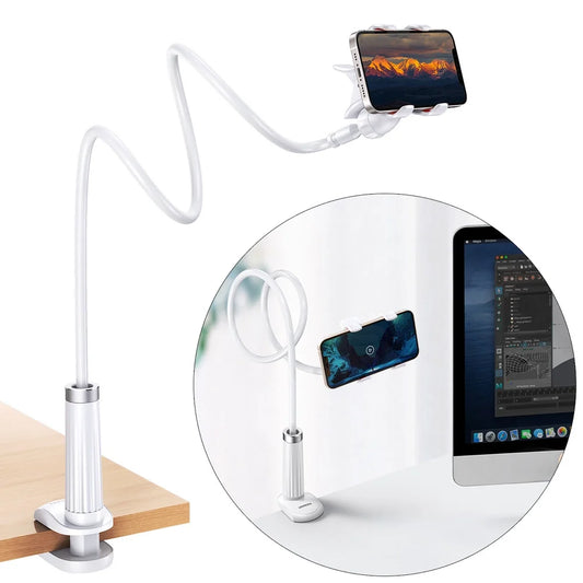 Suporte Universal UGREEN / Branco / Para Telefone e Tablet até 12cm