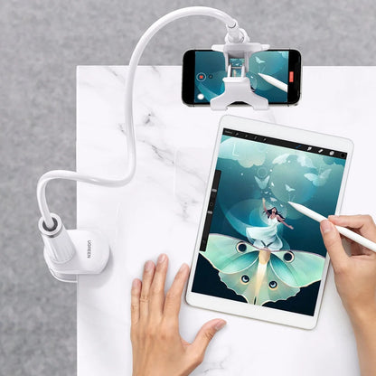 Suporte Universal UGREEN / Branco / Para Telefone e Tablet até 12cm