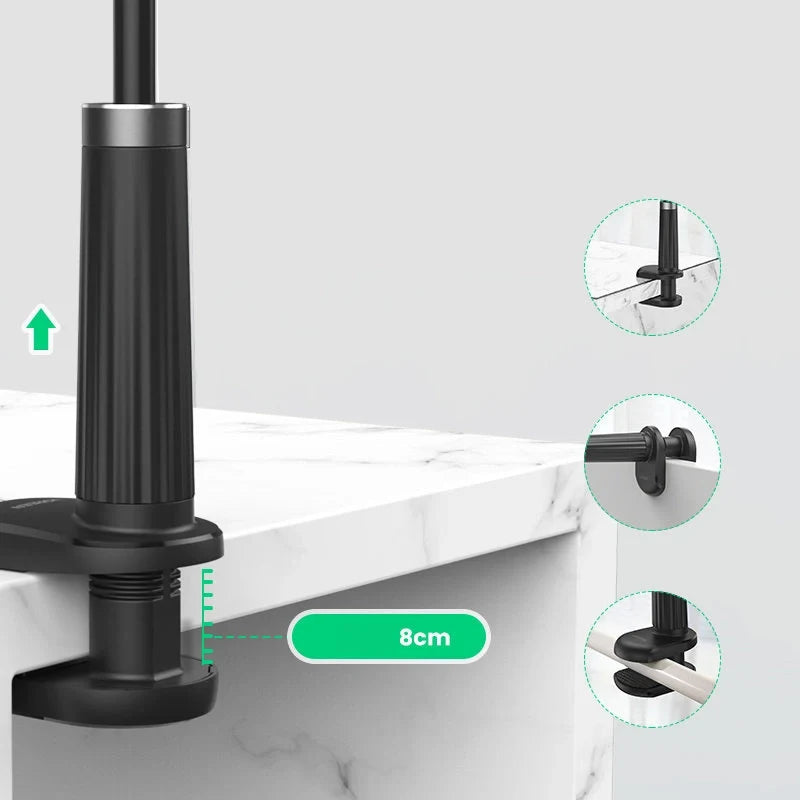 Suporte Universal UGREEN / Branco / Para Telefone e Tablet até 12cm
