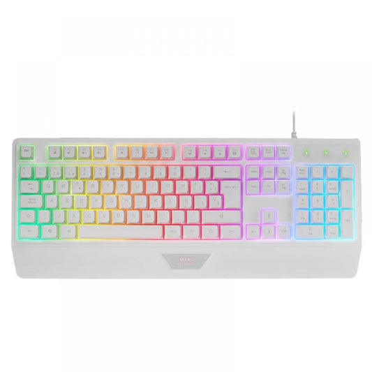 Teclado Gaming Mars Gaming em Espanhol Branco / MK124