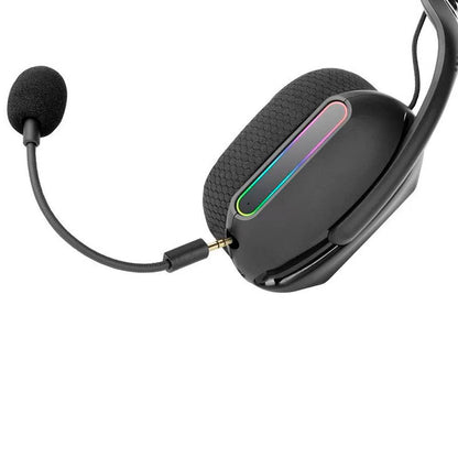 Headset Mars Gaming MHW-PRO ARGB Wireless/Bluetooth 7.1 Surround Preto