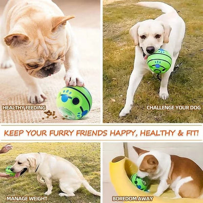 Interactive Dog Treat Ball – Adjustable Puzzle Toy for Mental Stimulation & Slow Feeding