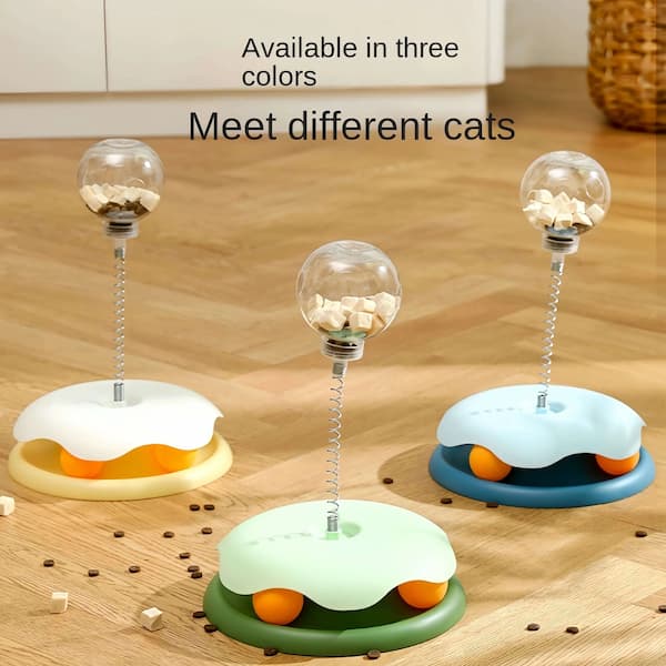 Interactive Treat Dispensing Cat & Dog Toy – Puzzle Ball Slow Feeder for Mental Stimulation