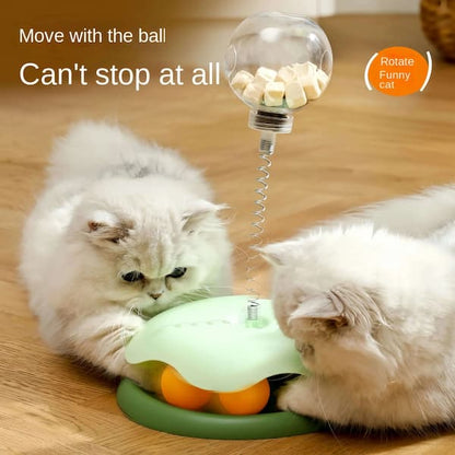 Interactive Treat Dispensing Cat & Dog Toy – Puzzle Ball Slow Feeder for Mental Stimulation