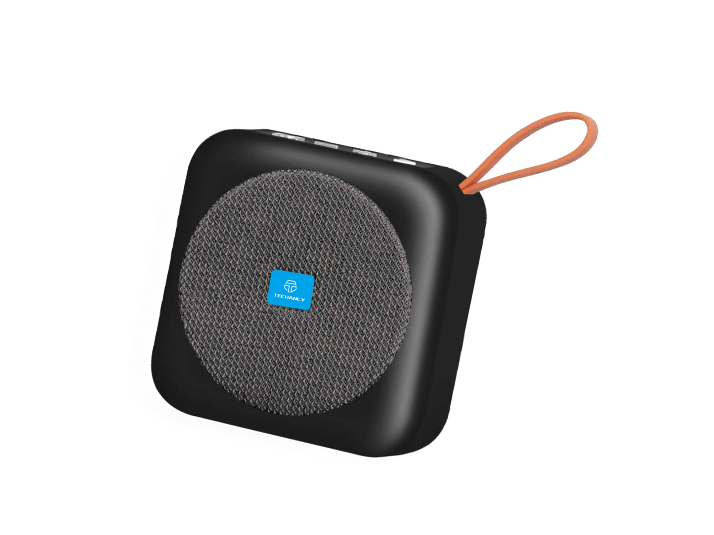 Techancy Altifalante Bluetooth Preto TH2622, Portátil E De Tamanho Compacto, Suporte Tf/Fm/Usb/Tws, Som Potente.