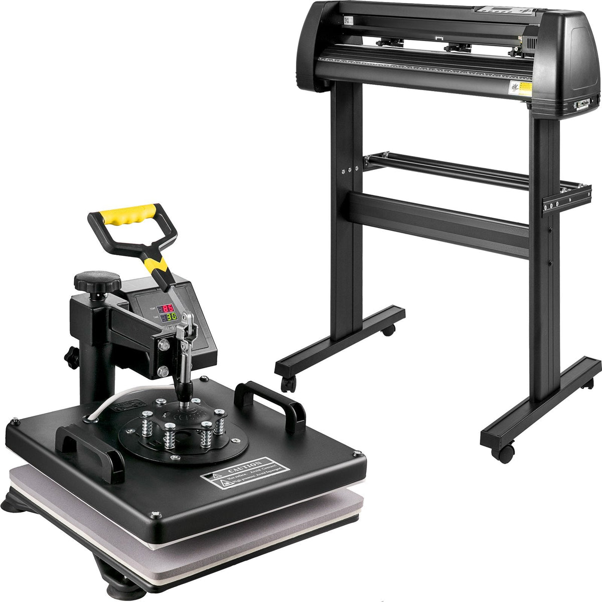 Kit Máquina de Transferência Térmica 380x380mm + Cortadora Vinil 28"