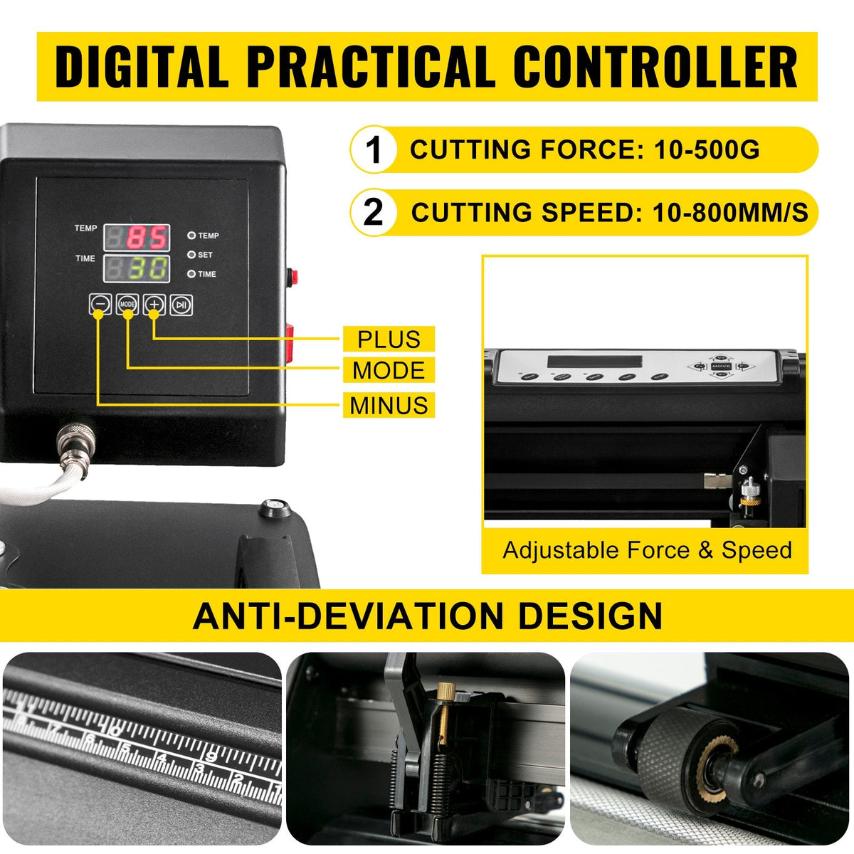 Kit Máquina de Transferência Térmica 380x380mm + Cortadora Vinil 28"